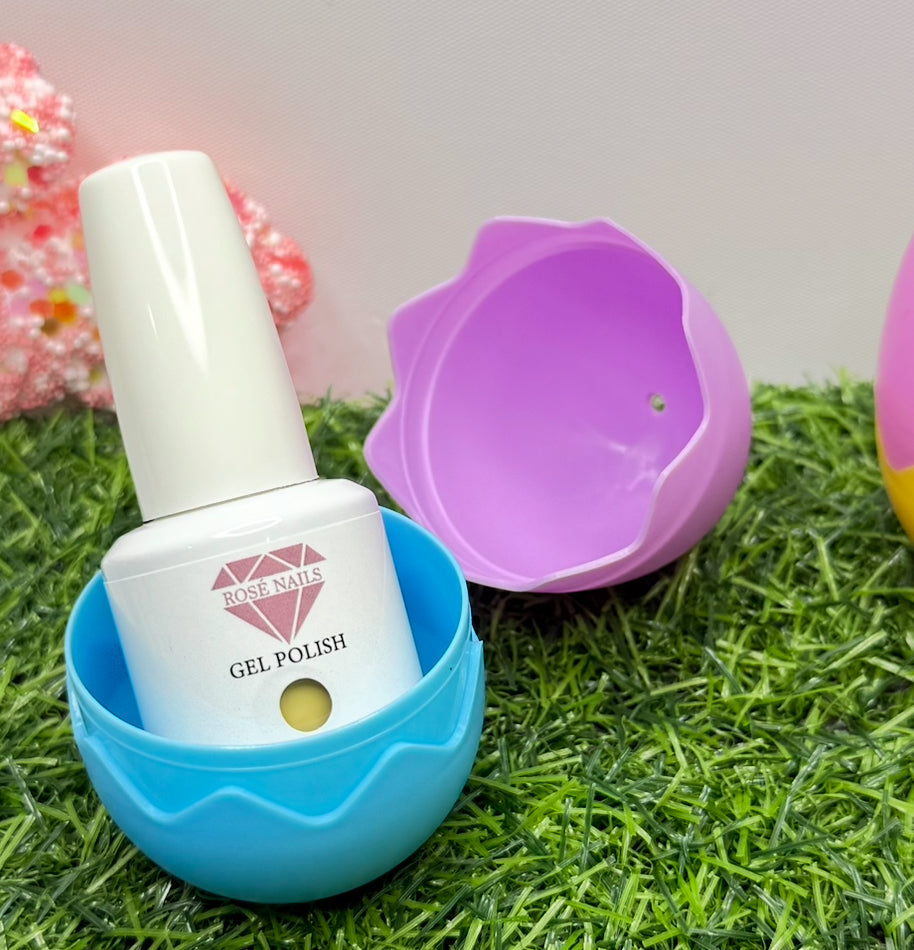 Gel Polish yellow easter