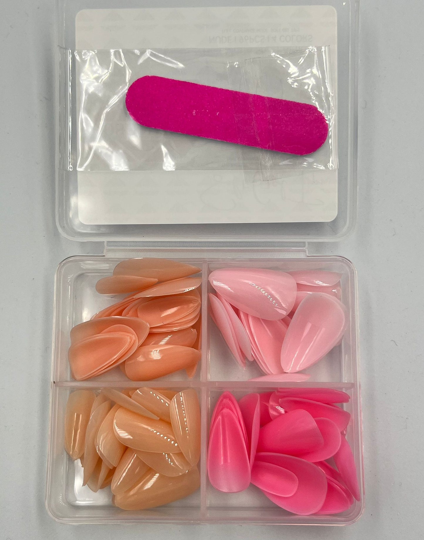 Half Matte Short Almond Nude 96 pcs