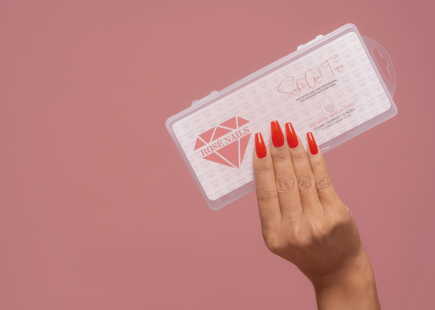 Half Matte Medium Coffin Box 240 pcs