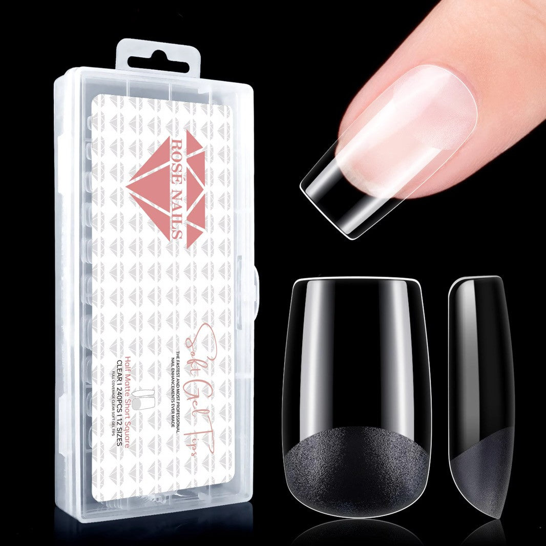 Half Matte Short Square Box