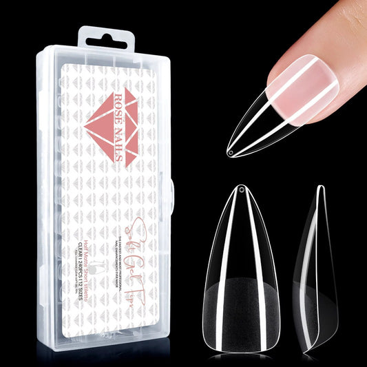 Halft Matte Short Stiletto